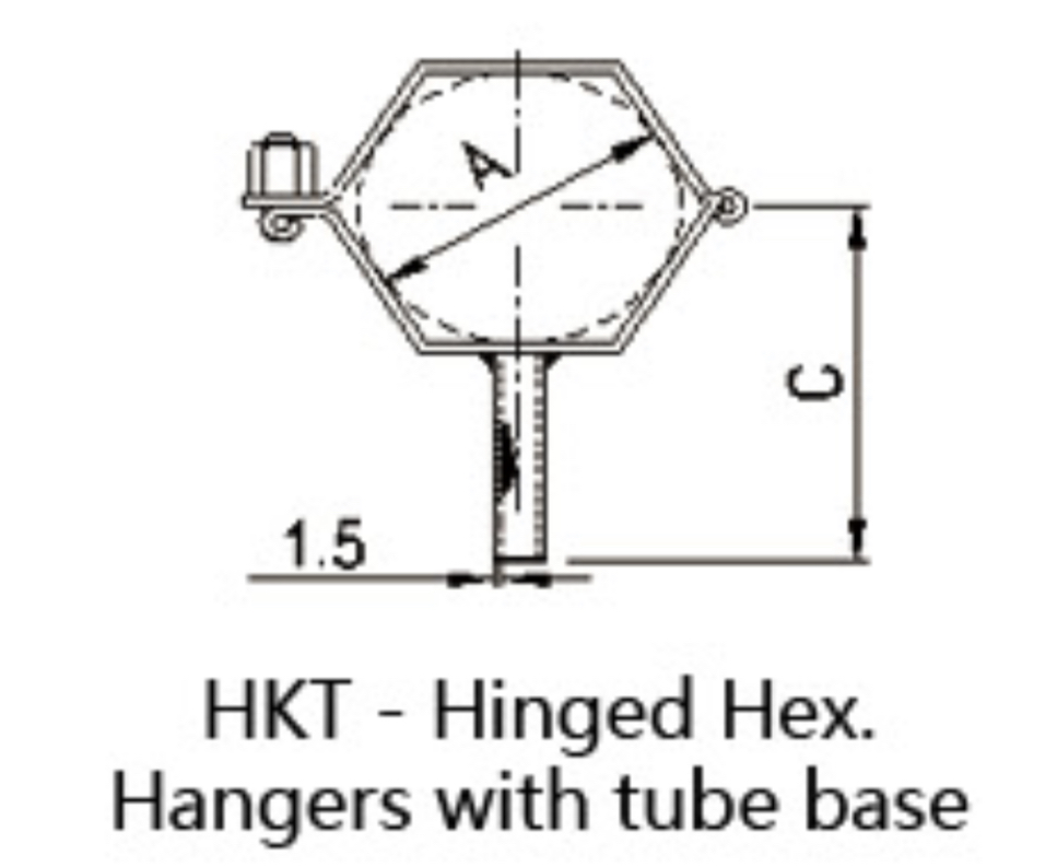 Hexagonal Pipe Hanger