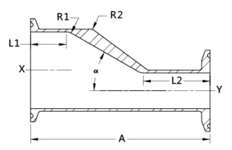 DT-4.1.3-3 Hygienic Clamp Joint Concentric And Eccentric Reducer