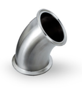 DT-4.1.1-6Hygienic clamp joint: 45 deg elbow
