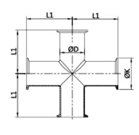 9MP Long Clamp Cross