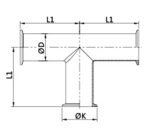 7MP Long Clamp Tee