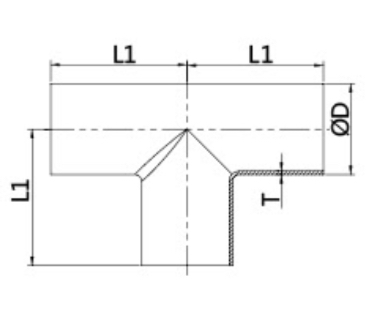 Equal Weld Tee