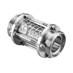 Sanitary Straight Sight Glass with Protective Net
