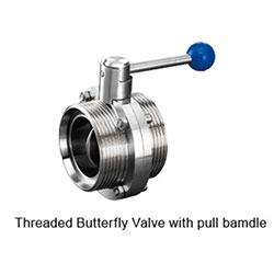 Thread Butterfly Valve with pull handle