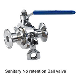 Sanitary Non retention Ball valve