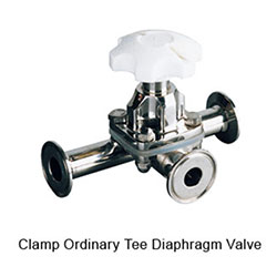 Clamp Ordinary Tee Diaphragm Valve