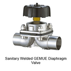 Sanitary Weldeed GEMUE Diaphragm Valve