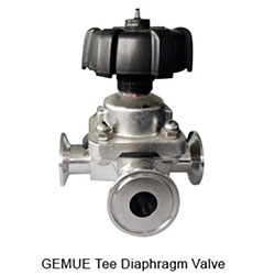 GEMUE Tee Diaphragm Valve