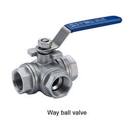 Way ball valve