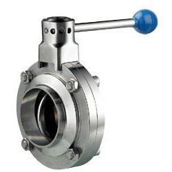 Weld Butterfly Valve with12 position trigger handle